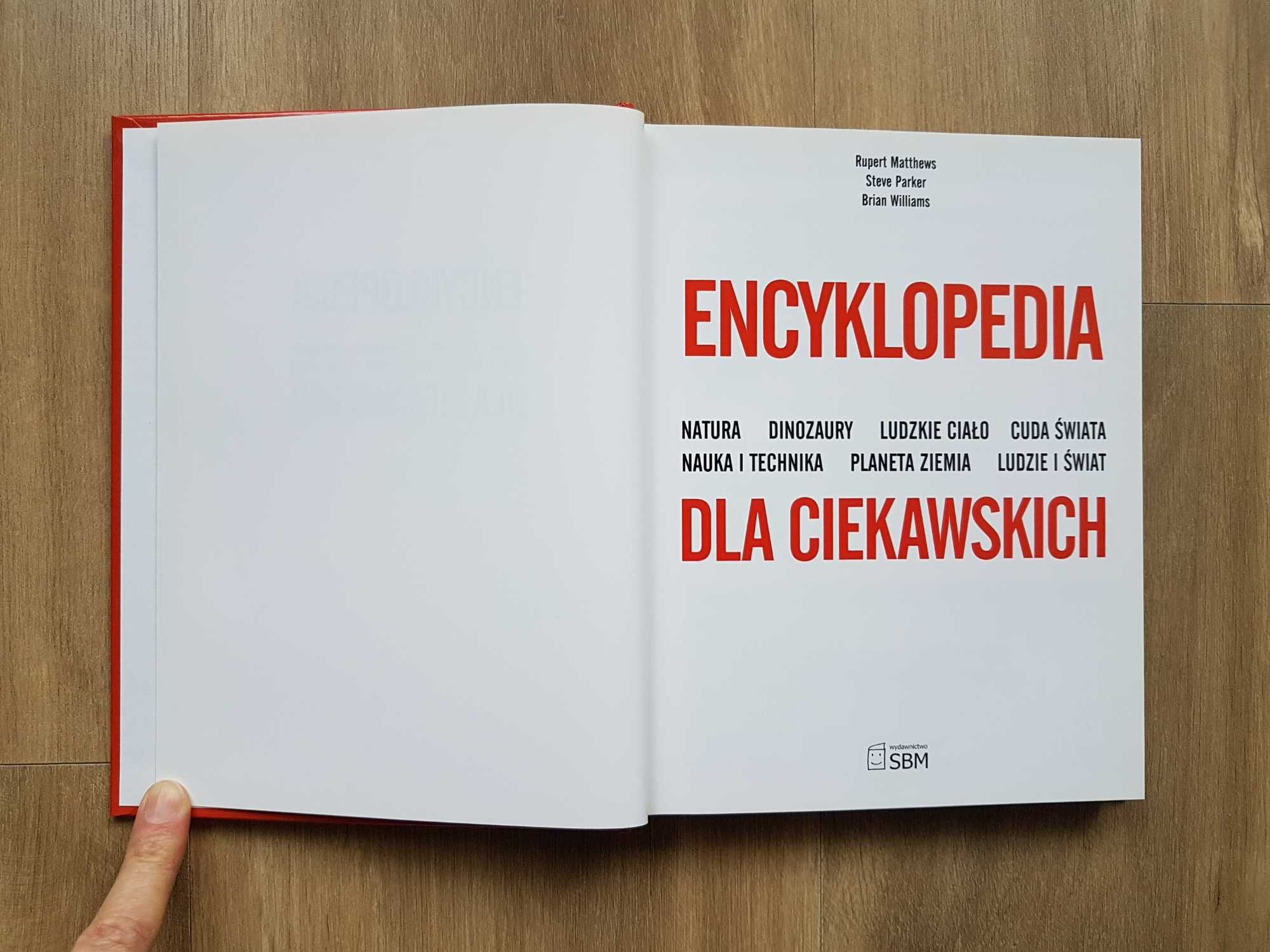 Encyklopedia dla ciekawskich wydawnictwo SBM Natura Dinozaury Ciało