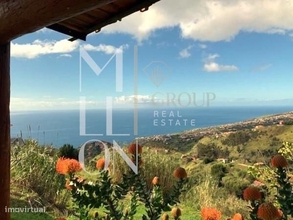 Terreno na Calheta com Palheiro e vista