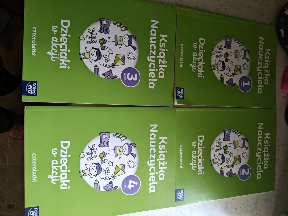 Książka nauczyciela dzieciaki w akcji czterolatki nowa era