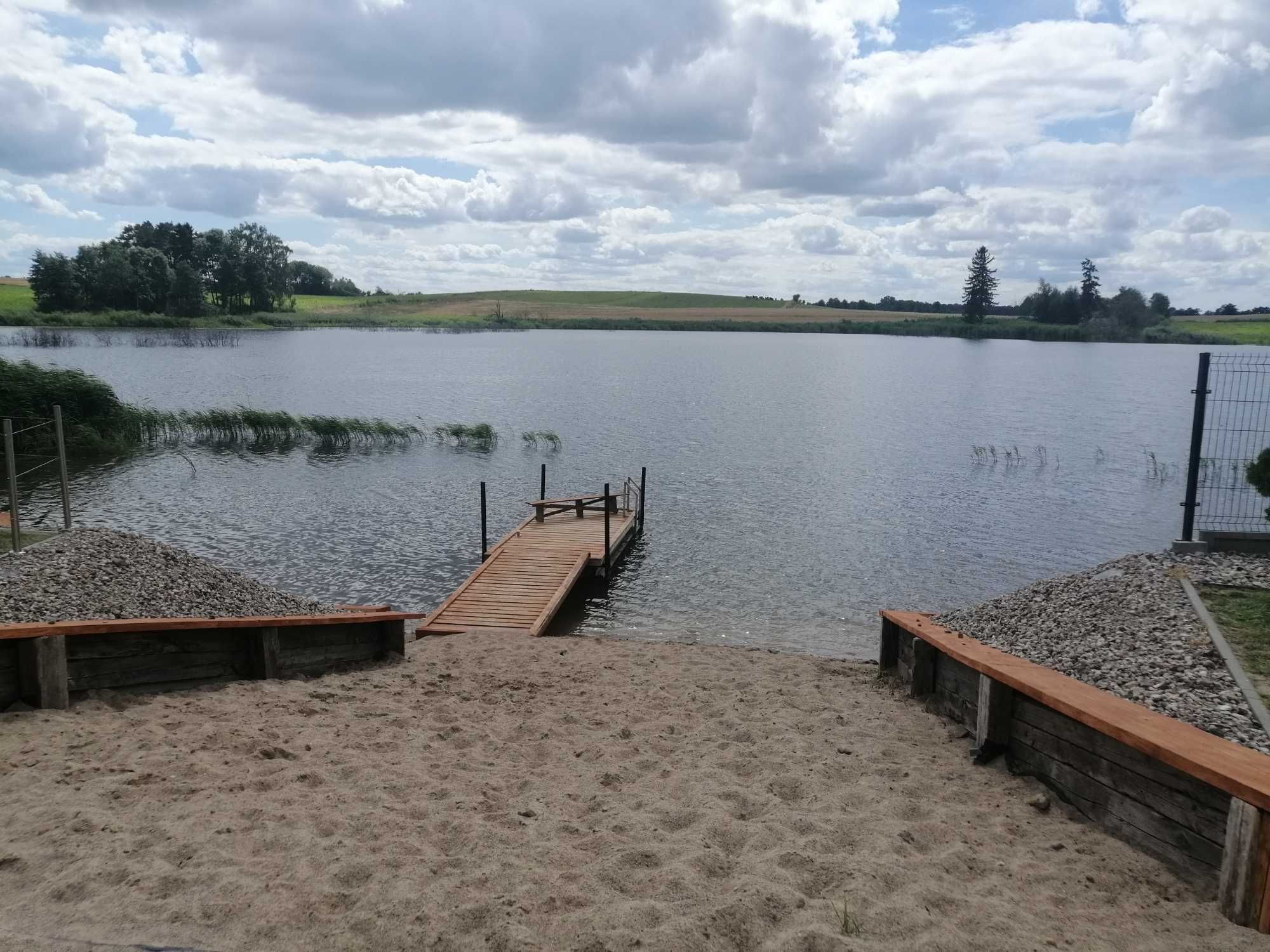 Całoroczny klimatyzowany dom  Mazury Houses z balia