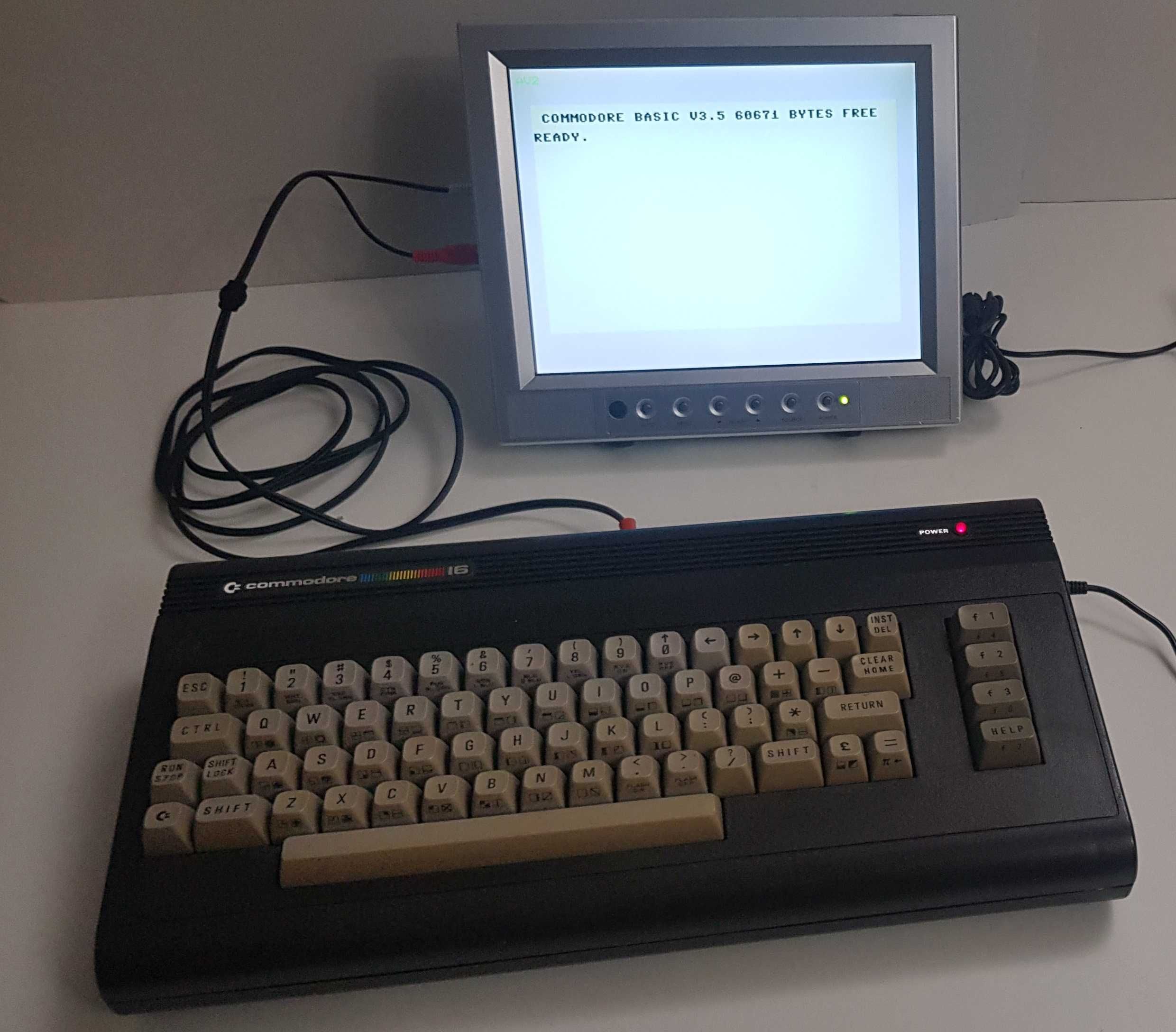 Komputer Commodore 16 C16 + zasilacz + gry