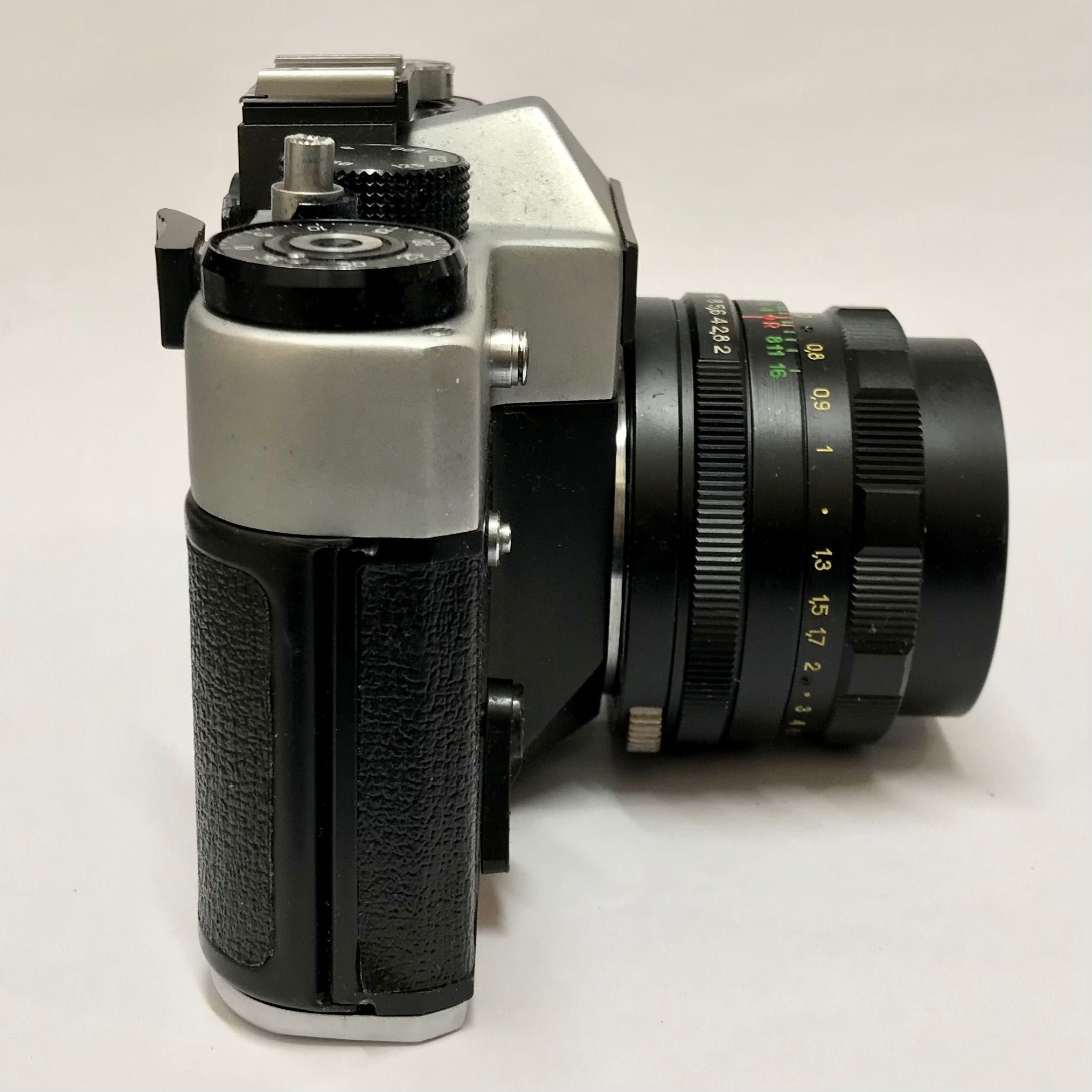 ZENIT ET Aparat Obiektyw HELIOS 44 M4 oryginalne ETUI sprzęt VINTAGE