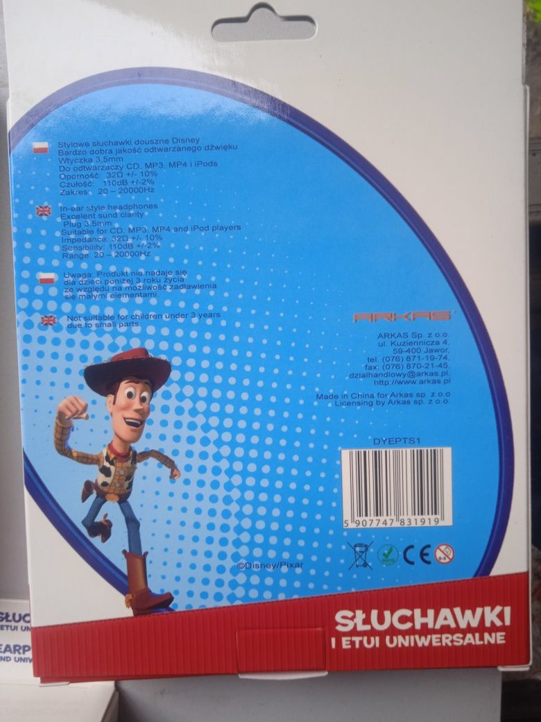 Słuchawki toy story