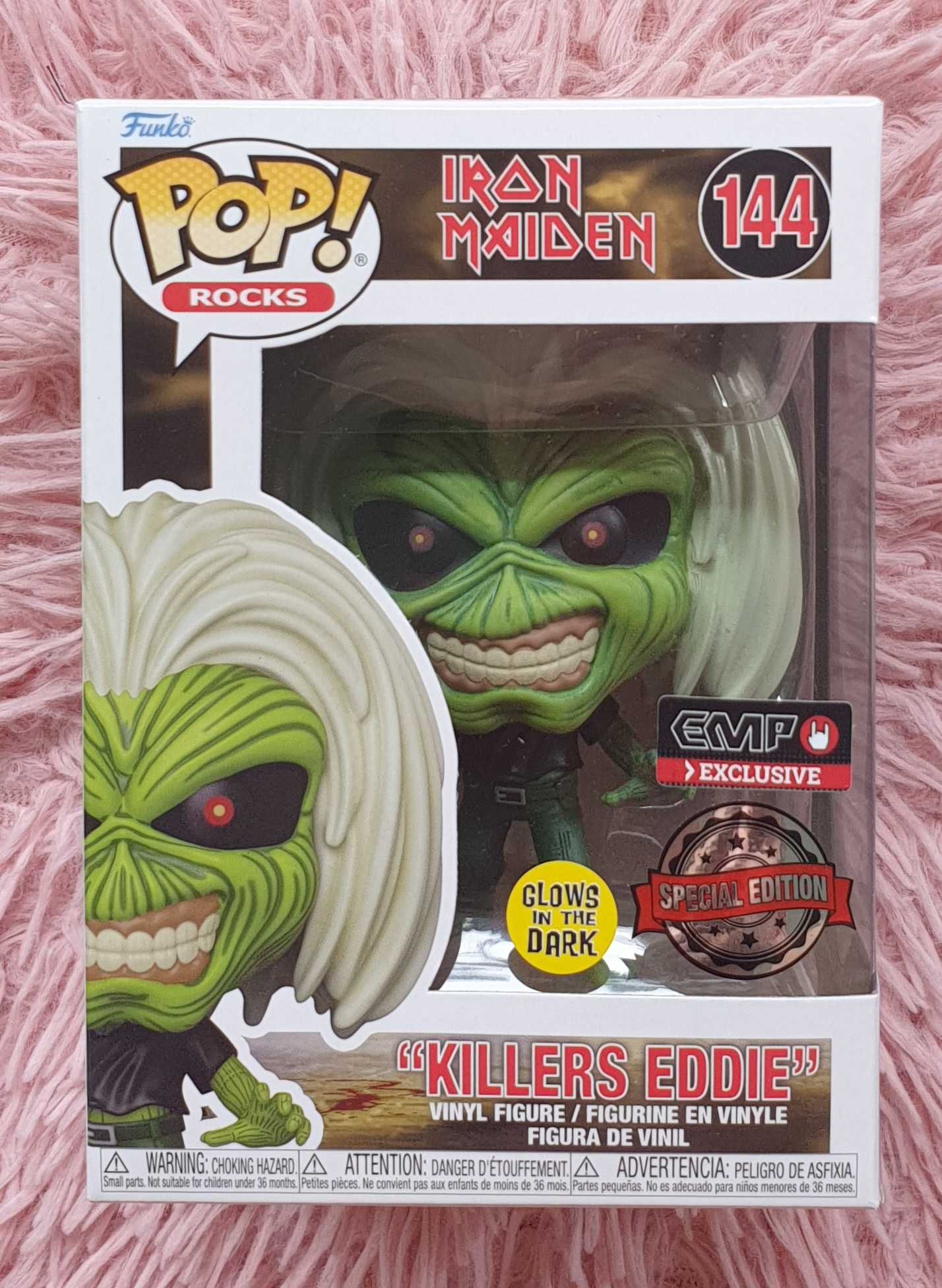 Figurka Funko POP! KILLERS EDDIE Iron Maiden GITD Special Edition #144