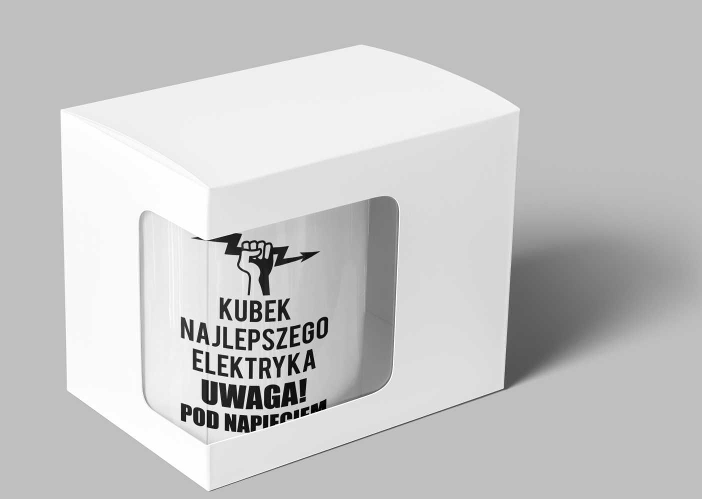 Kubek ELEKTRYKA na prezent Najlepszy ELEKTRYK 330 ml