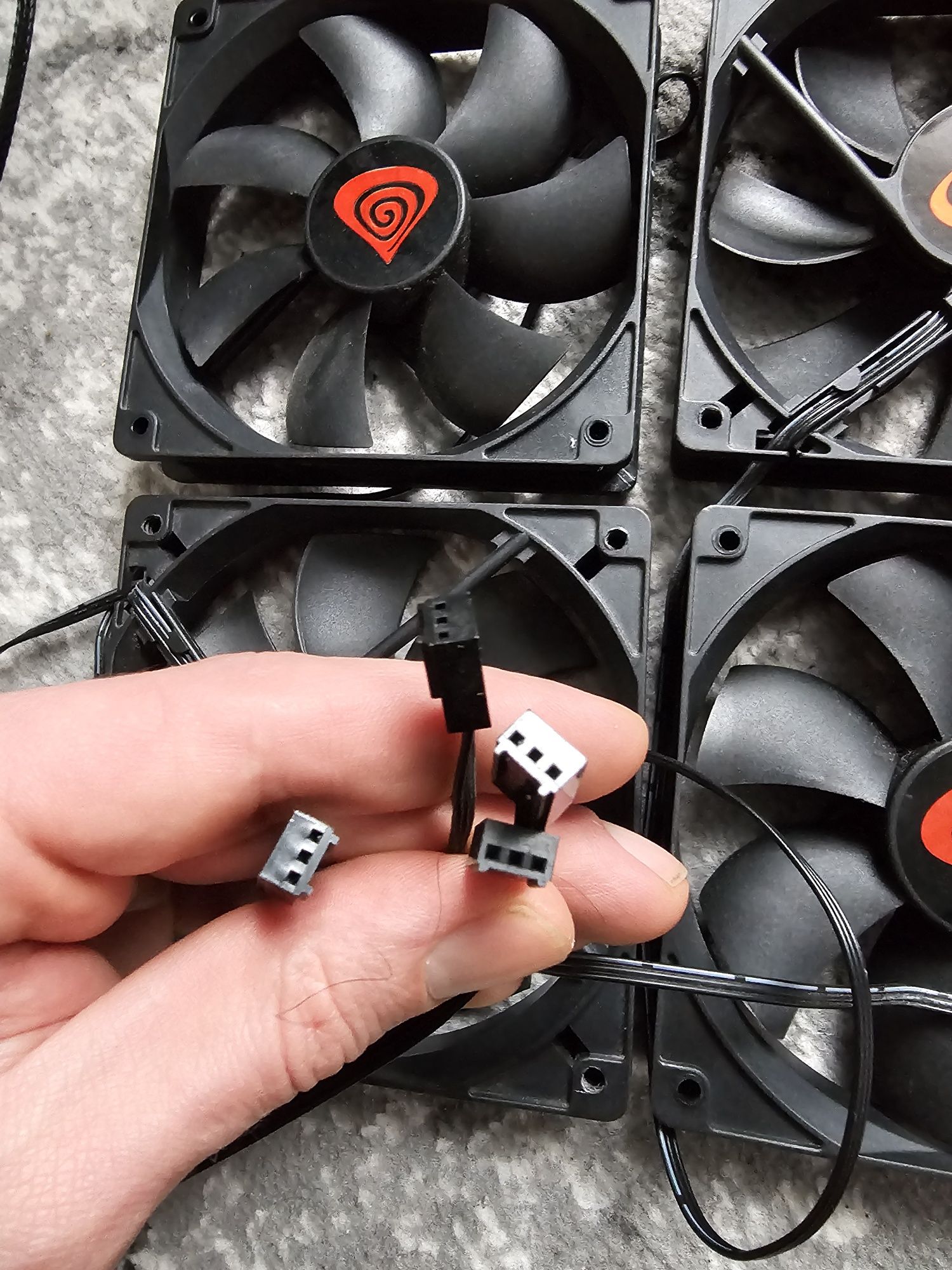 2x FAN wentylator 120mm PC Genesis 3Pin do komputer PC chłodzenie