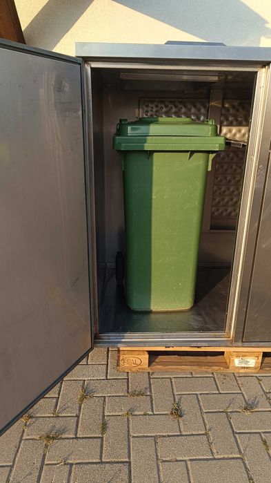 Chłodziarka do odpadów, schładzarka odpadów konfiskator 2 x 120L