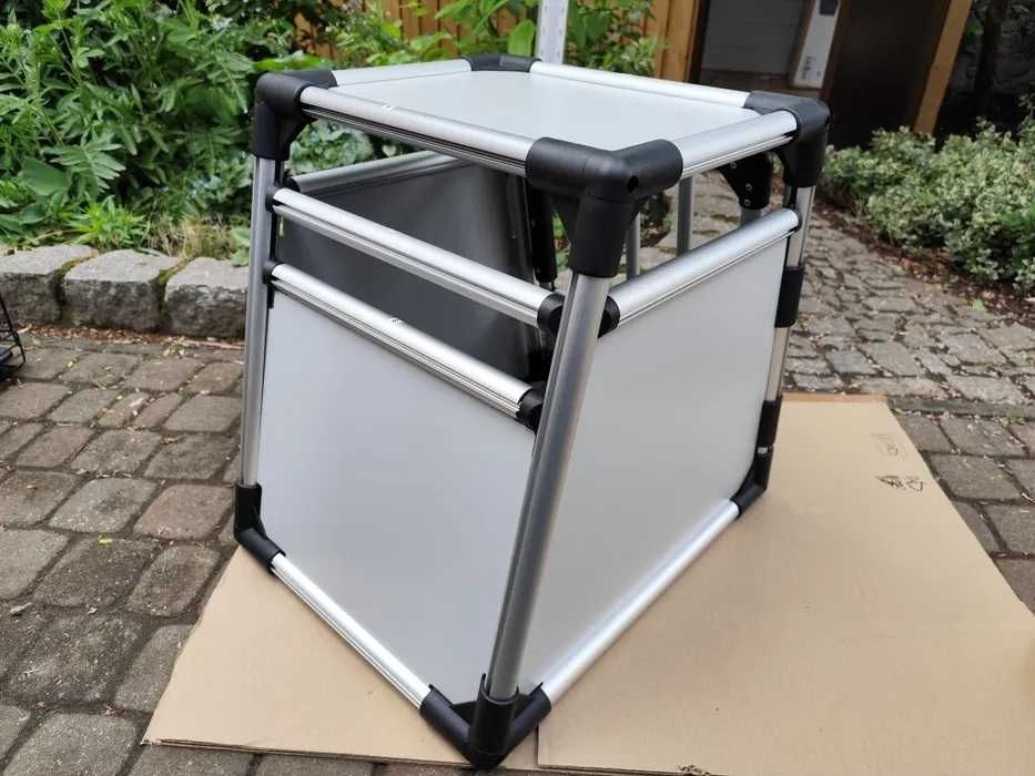 Trixie transporter aluminiowy M - 55x78x62 cm wysokości