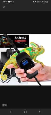 Terrario Amarillo 7W - mata grzewcza z termostatem LCD+mata izolacyjna