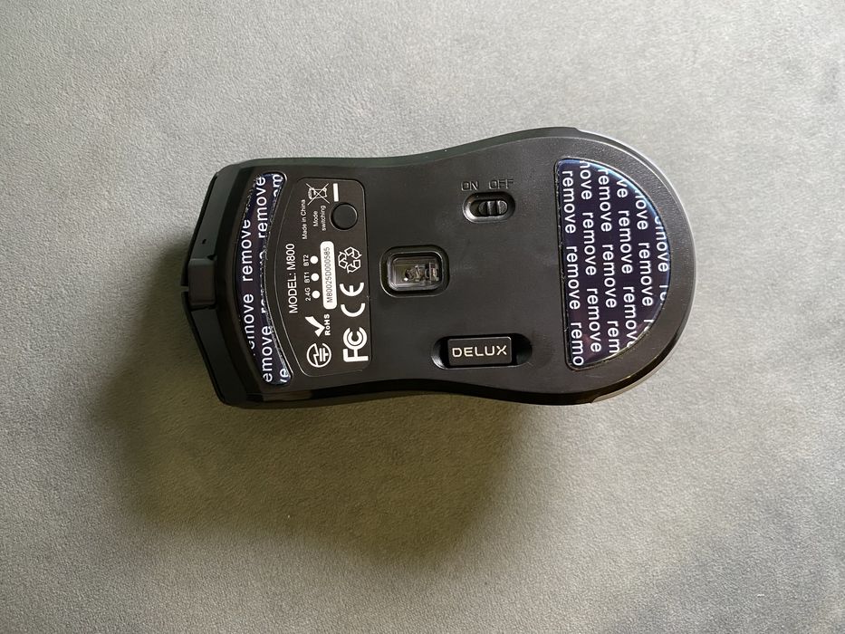 Delux M800 pro. Игровая беспроводная мышь на топовом сенсоре!