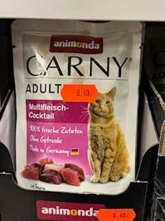 karma dla kota animonda carny saszetki GRUBY KOCUR sklep zoologiczny