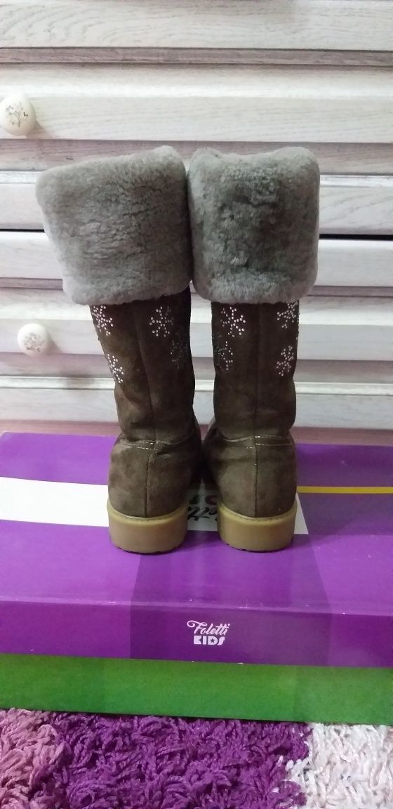 Зимние ботинки сапоги Foletti чоботи зима 20.5 см