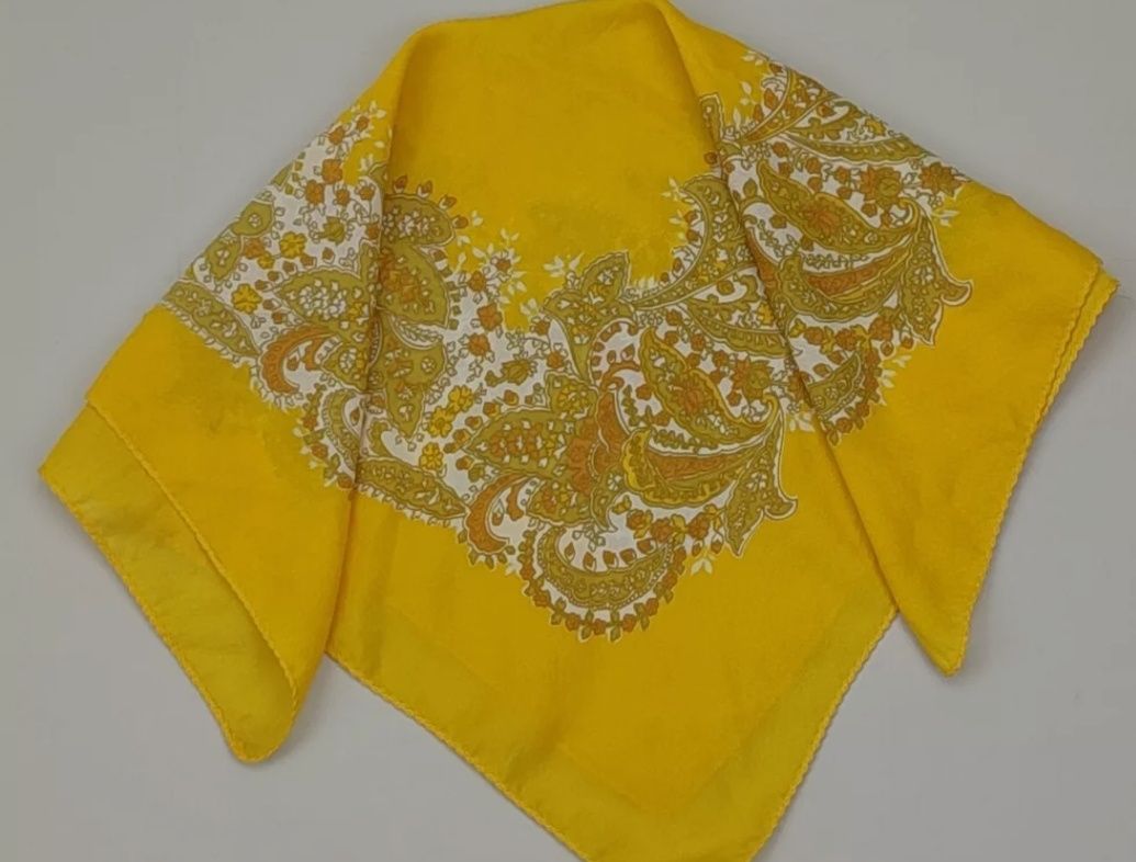 Apaszka bandana żółta