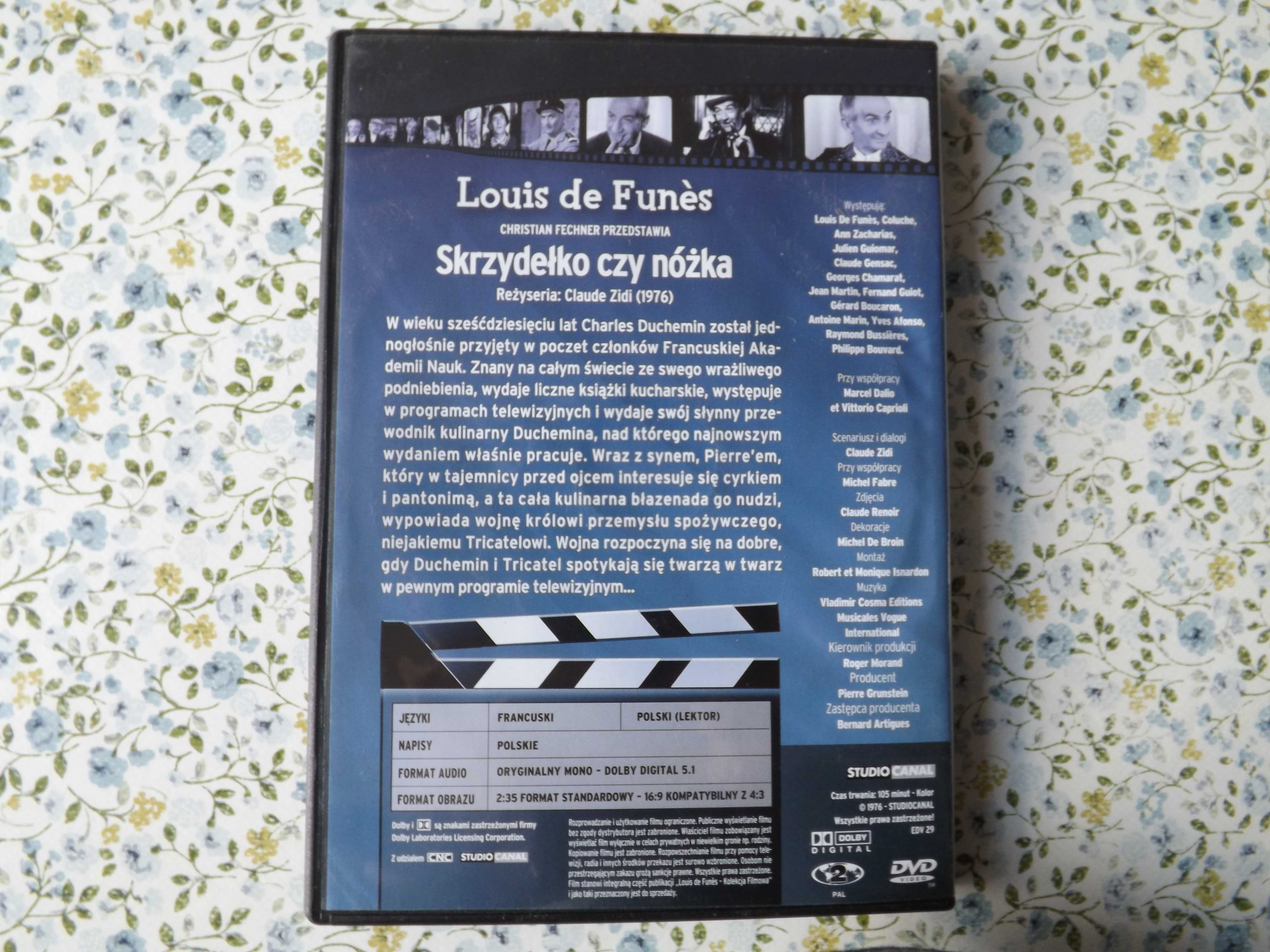 Skrzydełko czy nóżka dvd film klasyk L. De Funes