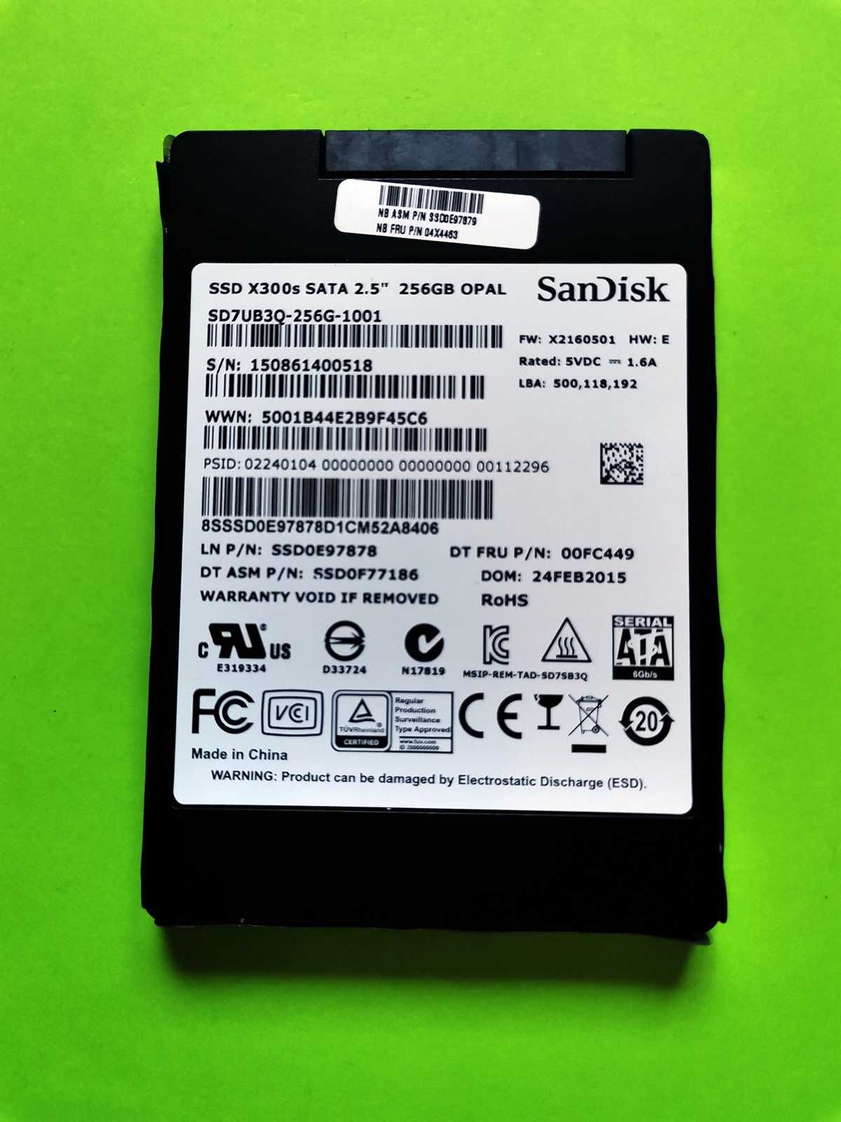 SSD 256GB SanDisk