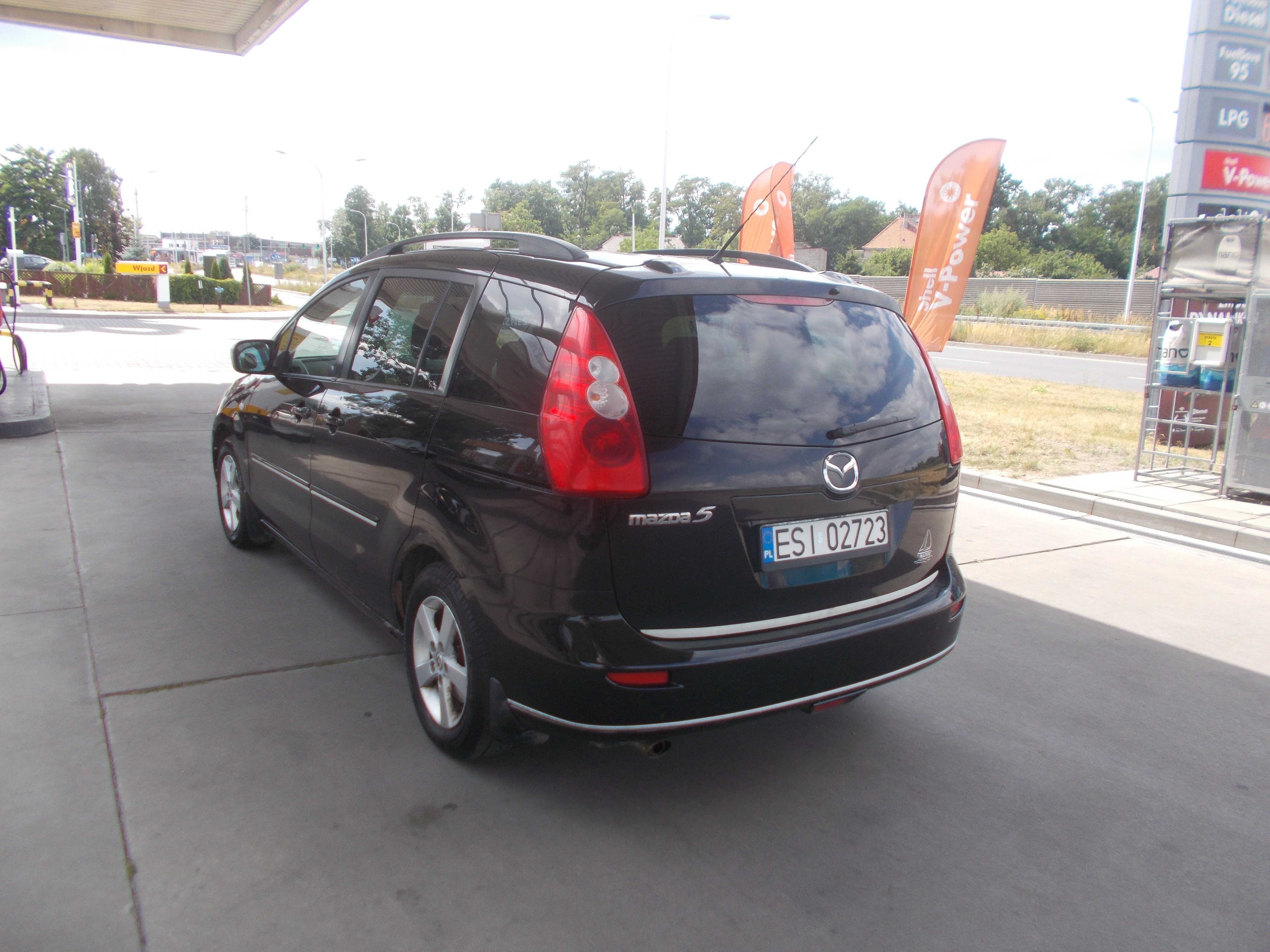 Zderzak tył tylny Mazda 5 demontaż