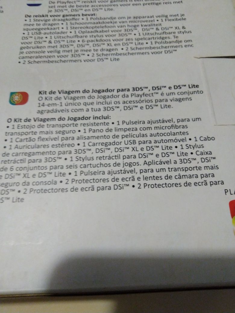 Nintendo DS lite, DSi ou 3Ds Kit de 14 acessórios Novo!