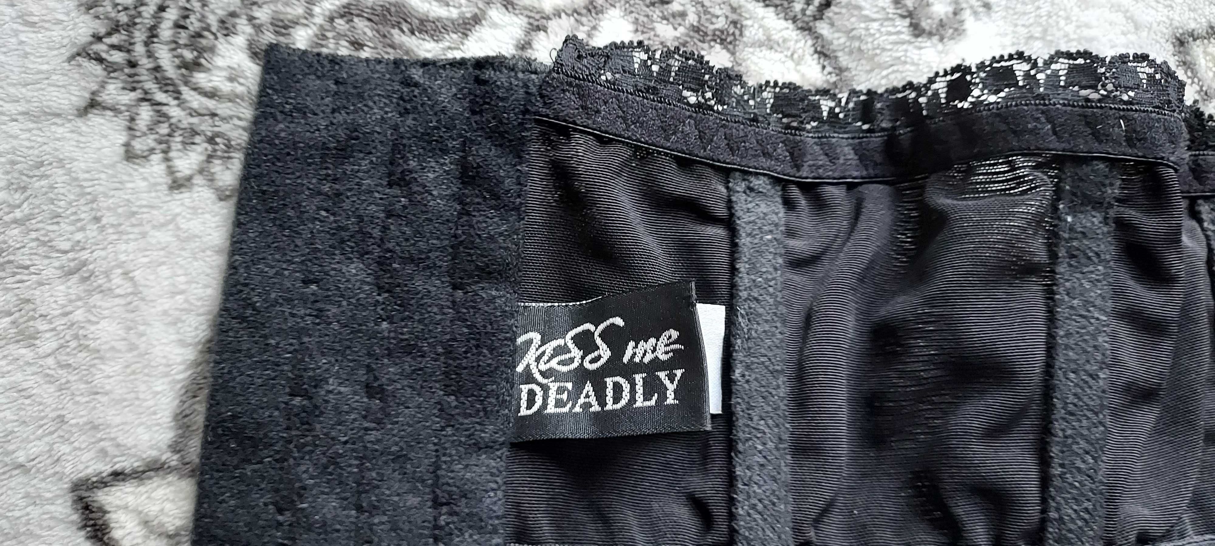 Gorset wyszczuplający do pończoch Kiss Me Deadly rozmiar S/M