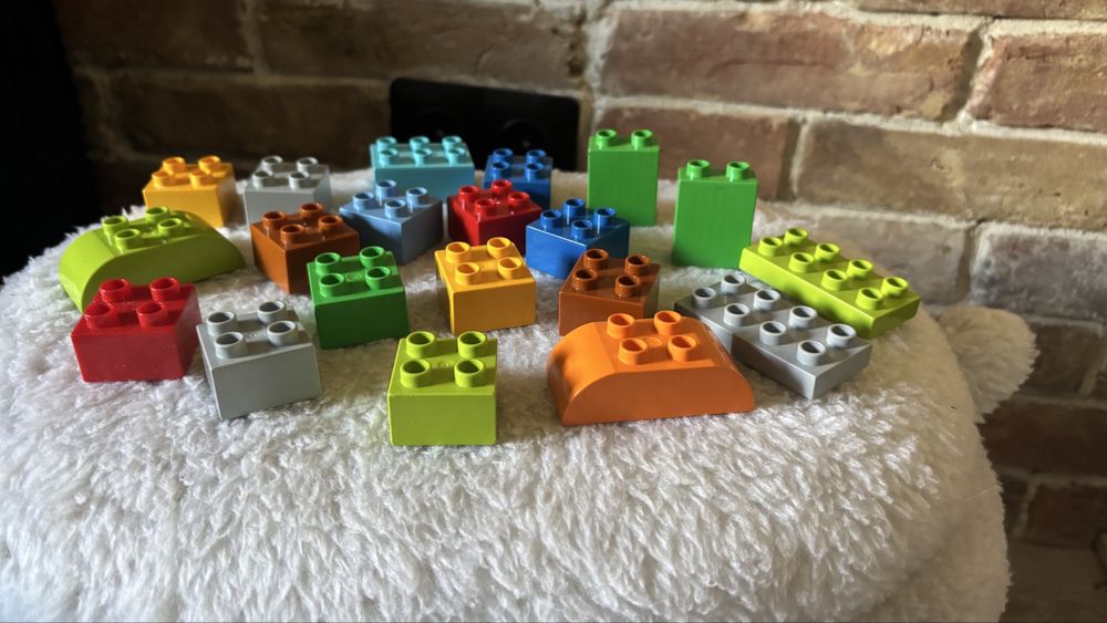 Lego Duplo лего дупло потяг з цифрами + кубики