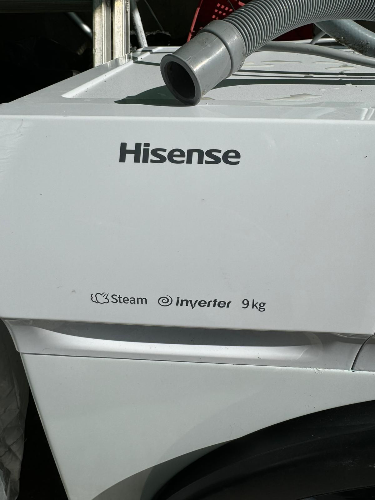 Máquina de Lavar Roupa HISENSE (9 kg - 1400 rpm - Branco