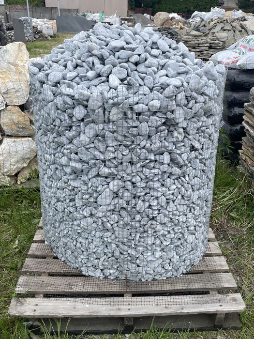 Otoczak Błękitny Grecki - Kamień do Ogrodu, Opaska, Rabata Donice Żwir