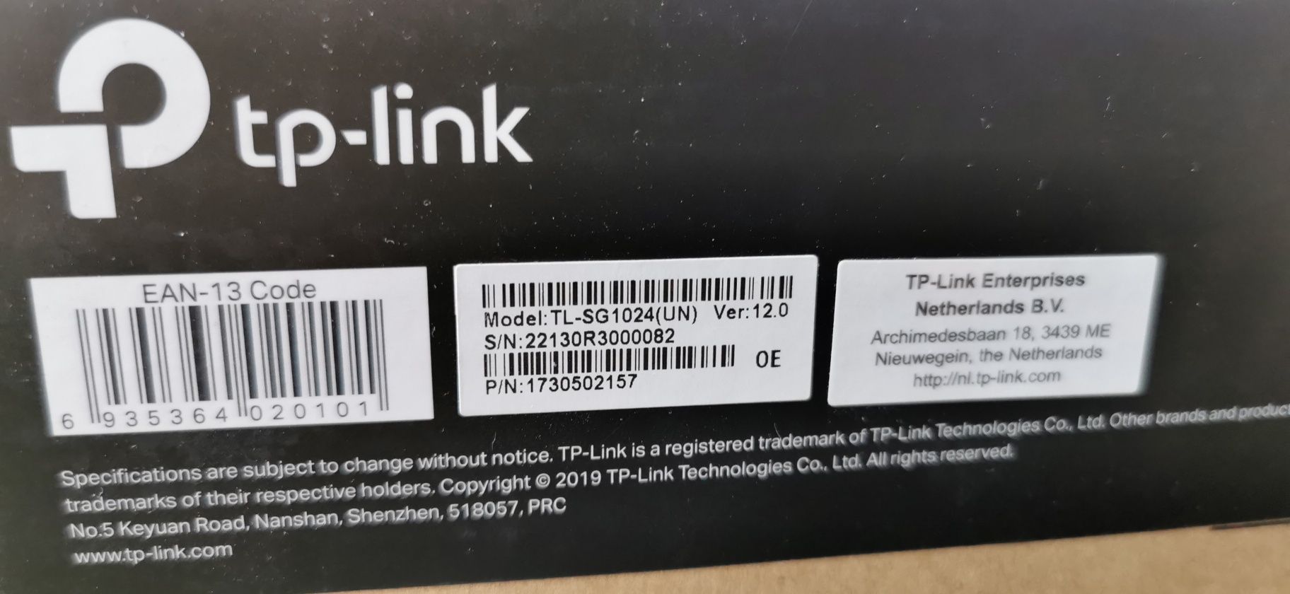 Tp-link 24 port gigabit  TL-SG1024
