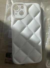 iPhone 11 13 case tłoczony Black White