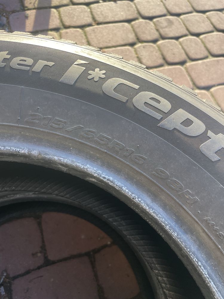 2x OPONY ZIMOWE Hankook Winter icept RS2 215/65/16 98H