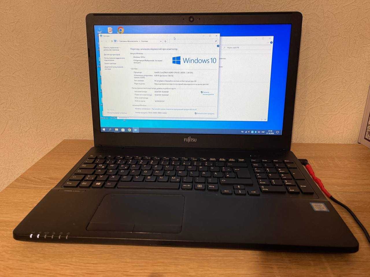 Ноутбук Fujitsu LIFEBOOK A556 i5-6300U 8гб 320 гб