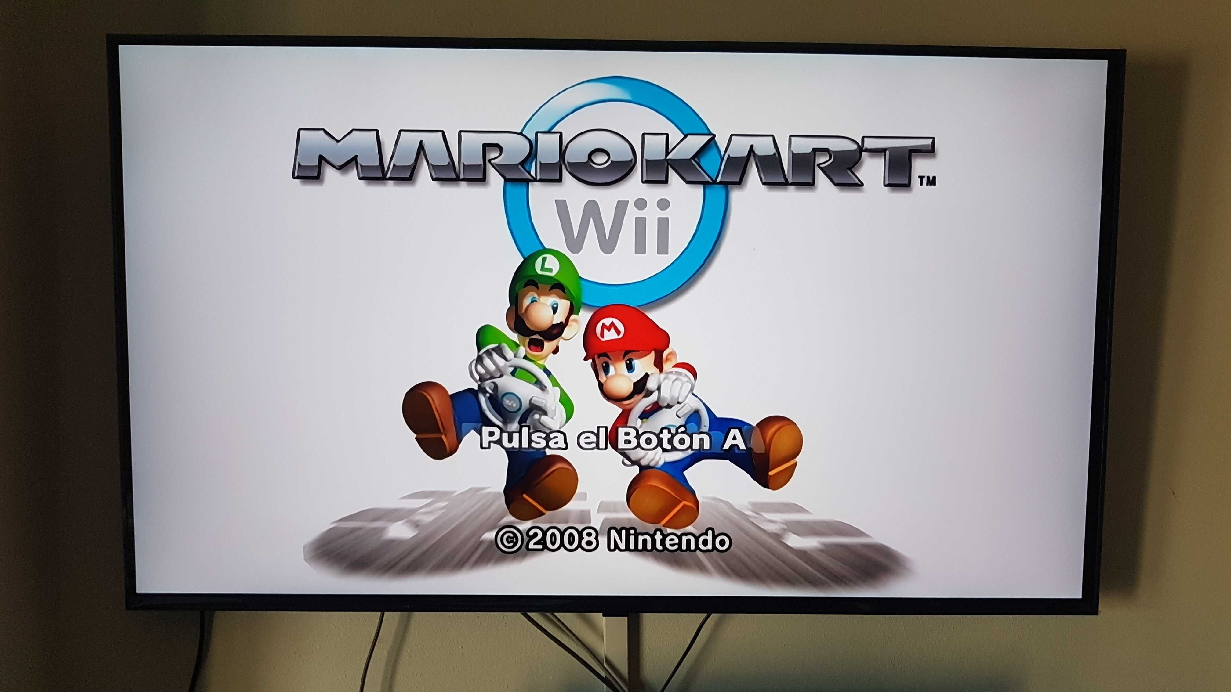 Mario Kart Wii + 4 Volantes Oficiais Nintendo Wii Wii U Jogo Família