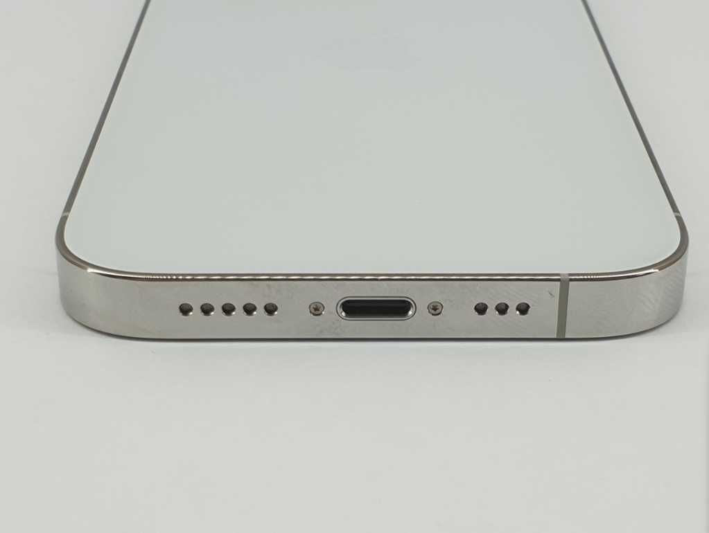 perfekcyjny iPhone 14 Pro srebrny, na gwarancji, bateria 100%