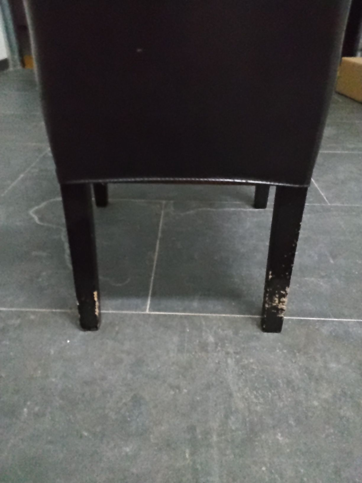 Cadeiras pele sala jantar