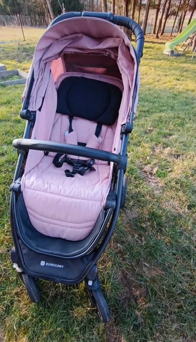 Wózek spacerowy CorsoRose kolor ciemno różowy do 22 kg EuroCart