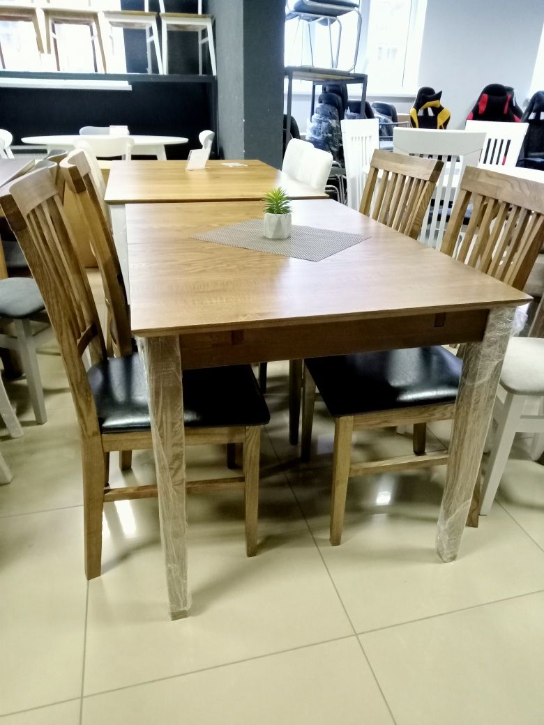 Обідні дерев'яні столи,столи для дому,столи для кухні,столи в вітальню