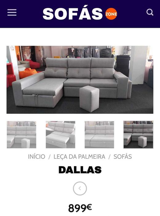 Sofá Dallas com Chaise Longue - Excelente Estado - 200€ (Negociável)