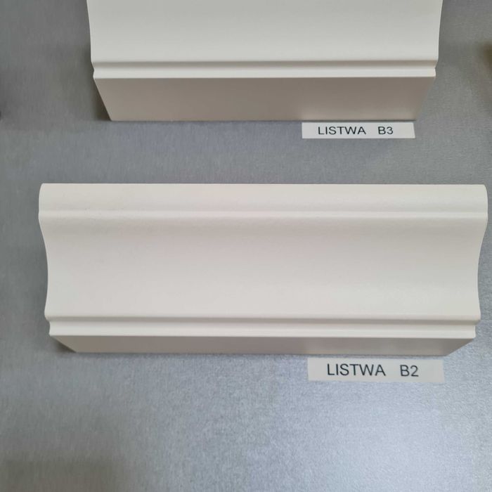Listwa wieńcząca B2 surowa długość 280 cm + wklejona podstawka