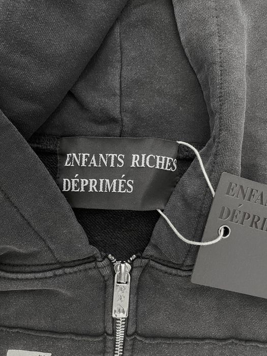 Зіп худі Enfants Riches Deprimes чорного / темно сірого кольору