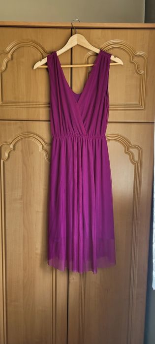 Sukienka na wesele z elastycznej siateczki nowa