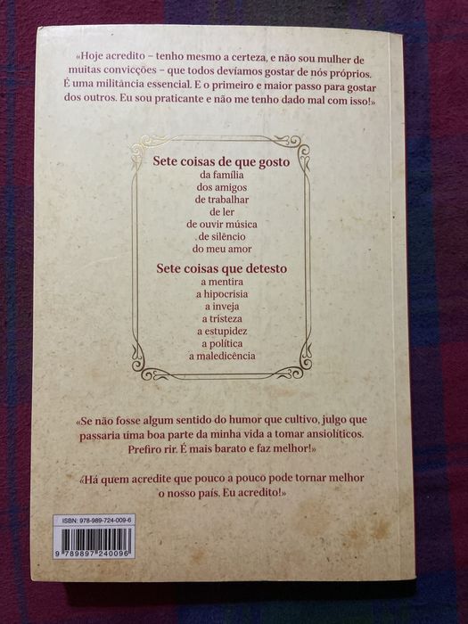 Livro Helena Sacadura Cabral - Aquilo que eu acredito
