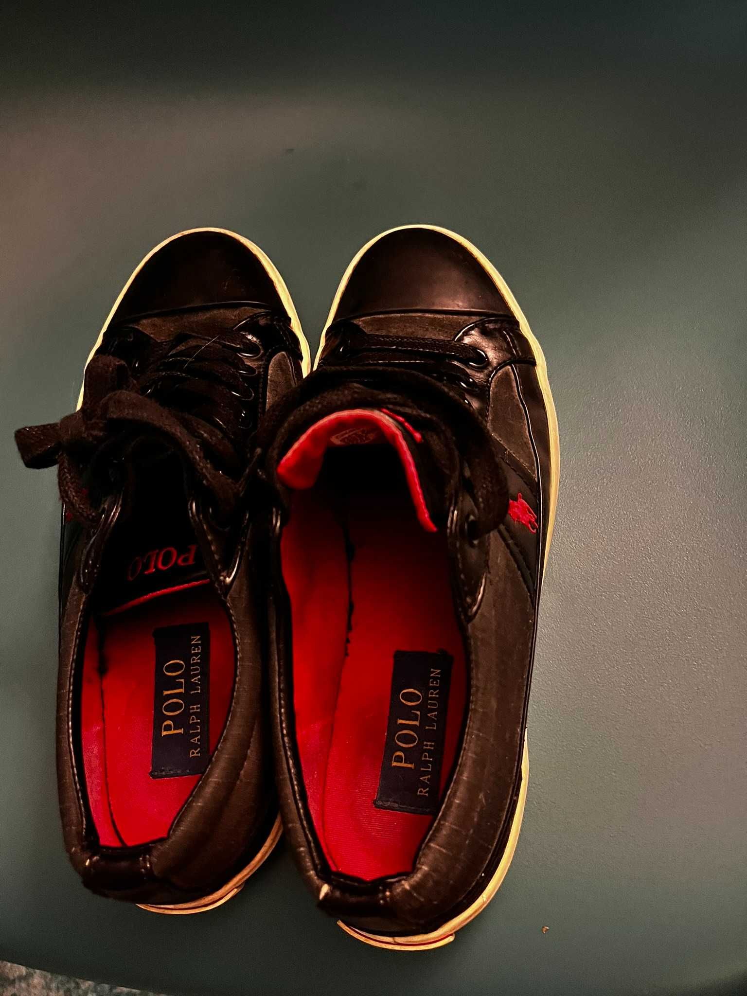 Sapato Sapatilha da Polo Ralph Lauren - Originais - Pretas