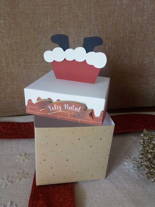 Caixas oferta para o Natal