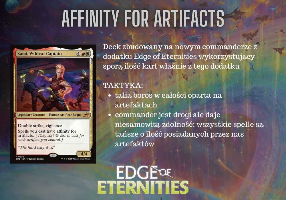 Magic the Gathering Commander | Sami, affinity, Edge of Eternities