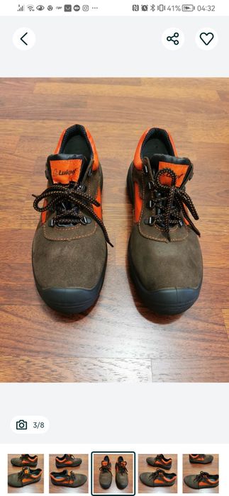 Skórzane Robocze Buty Męskie Łukpol Lekkie Wygodne