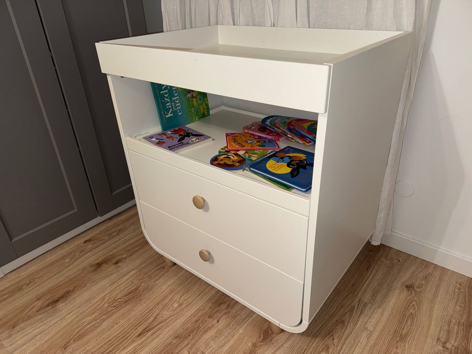 Wielofunkcyjna Komoda z Przewijakiem, biała - IKEA MYLLRA