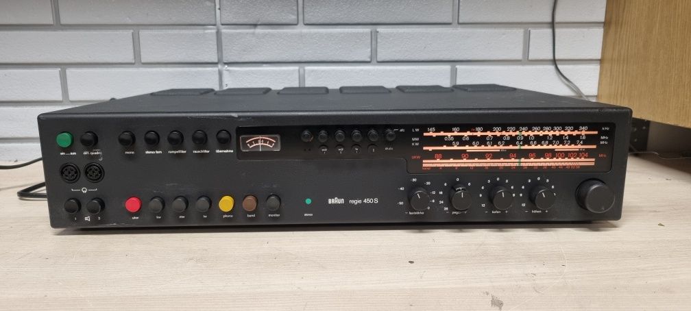 Amplituner hi-fi stereo BRAUN Regie 450S. Vintage
