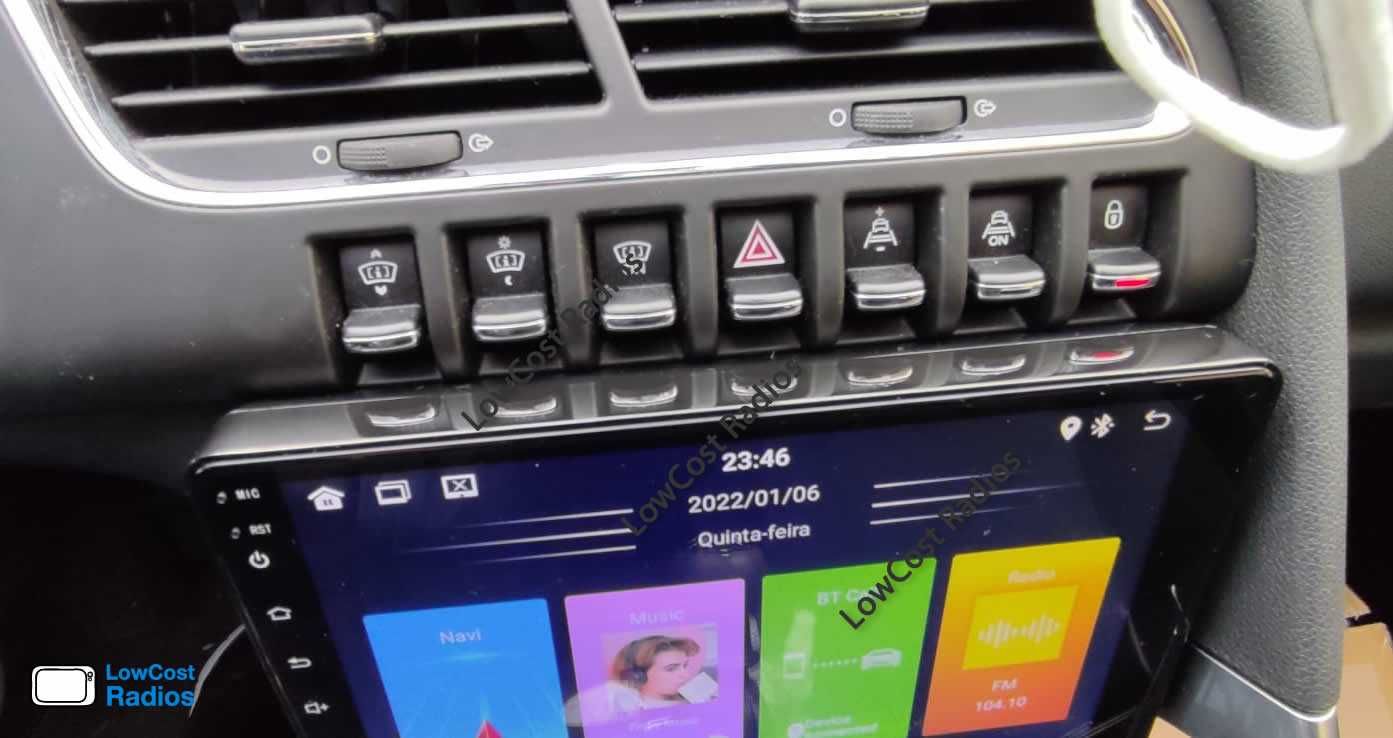 Auto Rádio PEUGEOT 3008/5008 | GPS ANDROID 10 BT USB APPS WIFI - 9''
