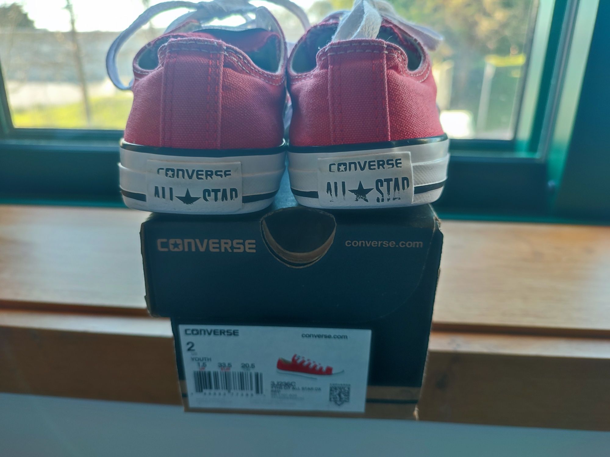 Converse All Star Vermelhas - Tam.33.5