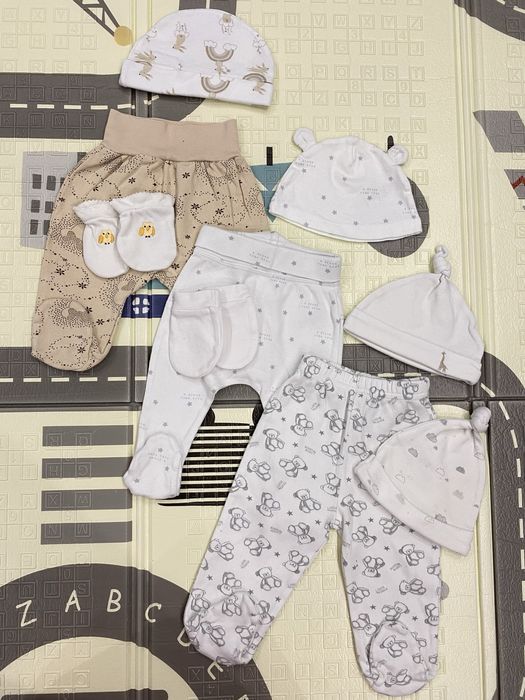 Набір у пологовий 0-3 міс, для новонароджених 56-62 розмір