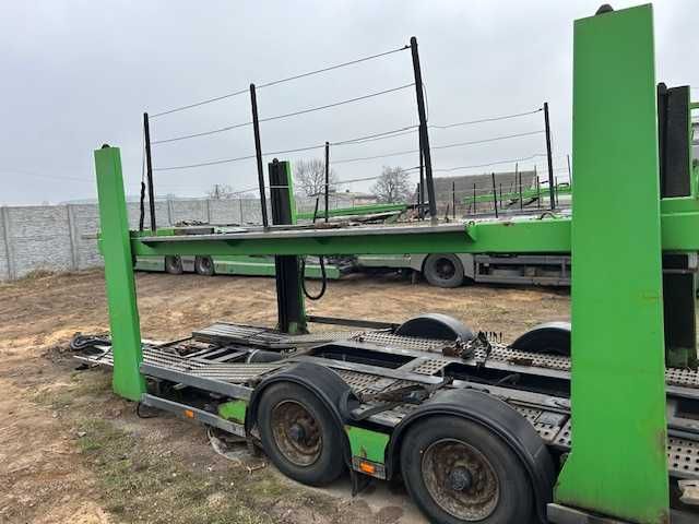 Przyczepa autotransporter jak lohr rolfo laweta tandem