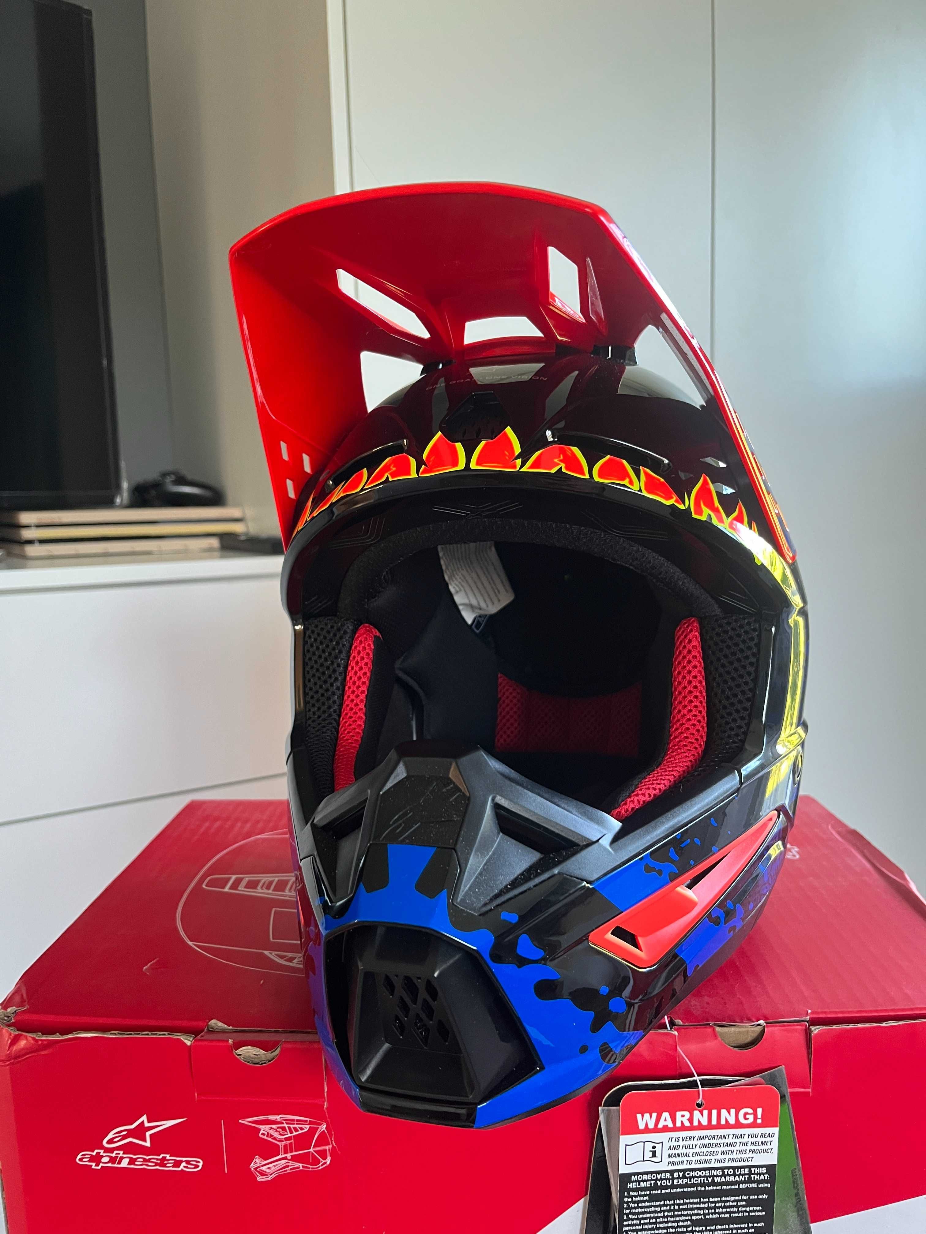 Kask SM5 Solid Alpinestars Solar MX (cross,quad,enduro,mtb) GWARANCJA